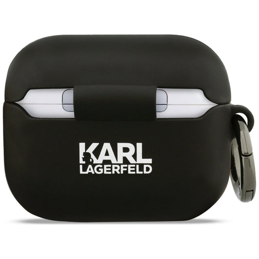 Θήκη Karl Lagerfeld 3D Karl's Head για Apple Airpods Pro 3, Μαύρη