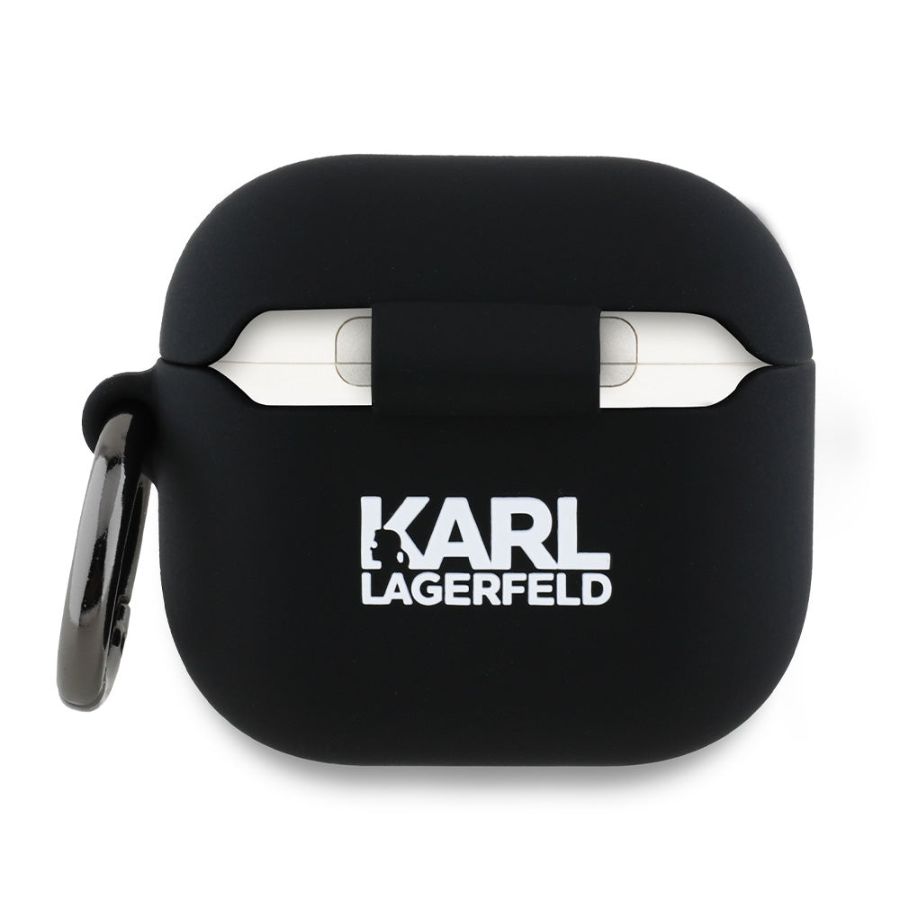 Θήκη Karl Lagerfeld 3D Choupette's Head για Apple AirPods 4, Μαύρη