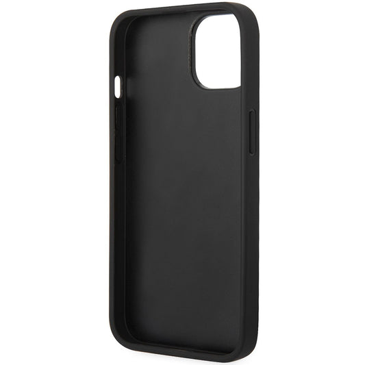 Θήκη για Apple iPhone 14 Plus, Karl Lagerfeld, Saffiano Monogram Metal Logo, Μαύρη