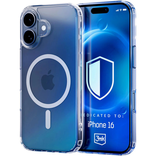 Θήκη MagSafe για Apple iPhone 16 Plus, 3MK, MagCase, MagCase, Διαφανής