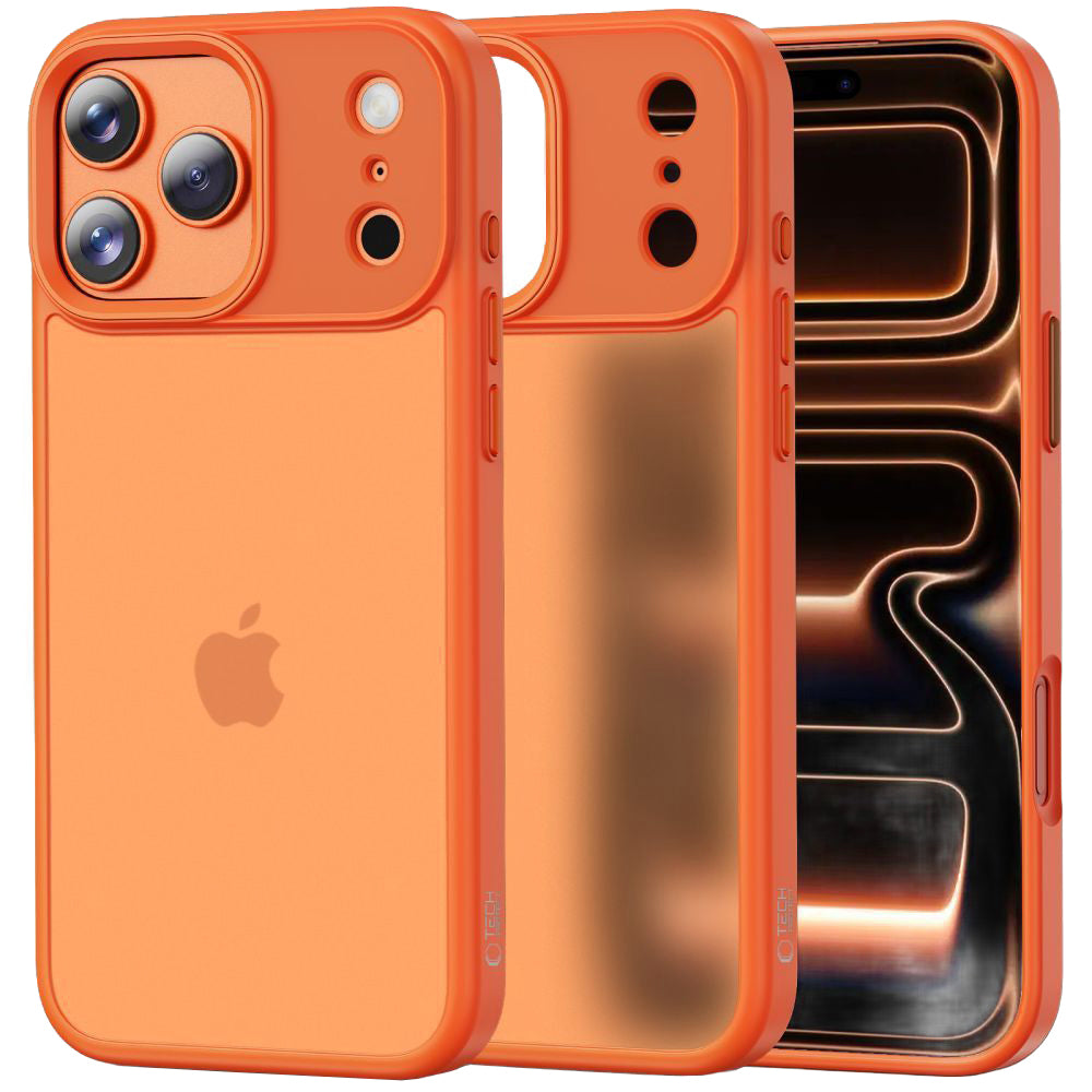 Θήκη για Apple iPhone 17 Pro, Tech-Protect, Magmat, Ματ Πορτοκαλί