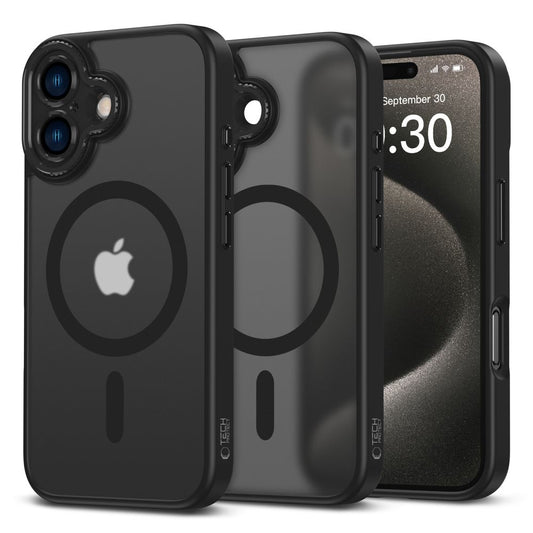 Θήκη MagSafe για Apple iPhone 16, Tech-Protect, Magcam, Μαύρο