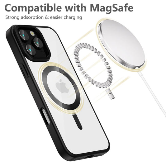 Θήκη MagSafe για Apple iPhone 16 Pro, Tech-Protect, Magflex Satin, Μαύρο