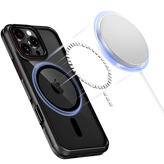 Θήκη MagSafe για Apple iPhone 16 Pro, Tech-Protect, Maghybrid, Μαύρο