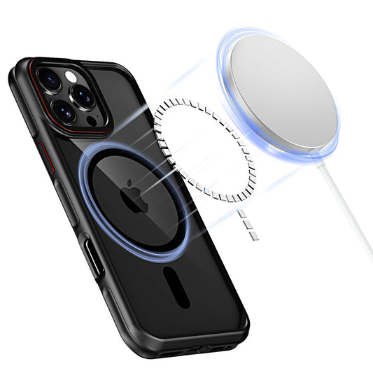 Θήκη MagSafe για Apple iPhone 16 Pro Max, Tech-Protect, Maghybrid, Μαύρο