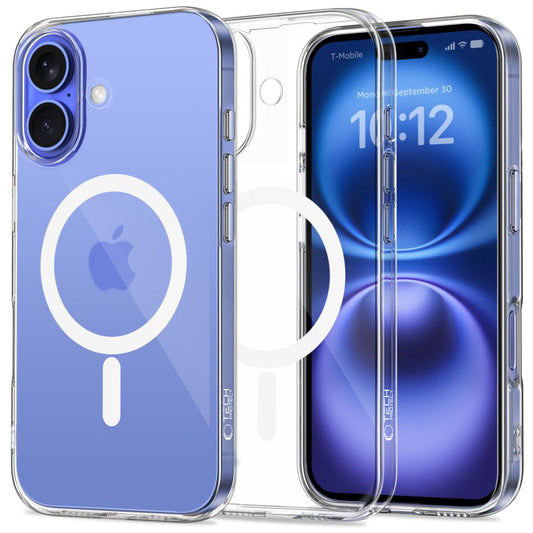 Θήκη MagSafe για Apple iPhone 16, Tech-Protect, Flexair+, Διαφανής