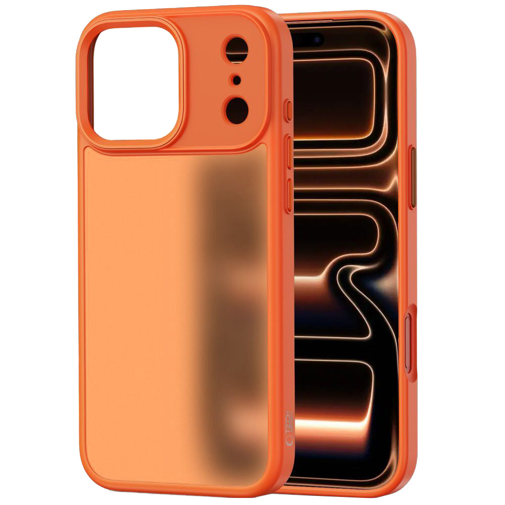 Θήκη για Apple iPhone 17 Pro, Tech-Protect, Magmat, Ματ Πορτοκαλί