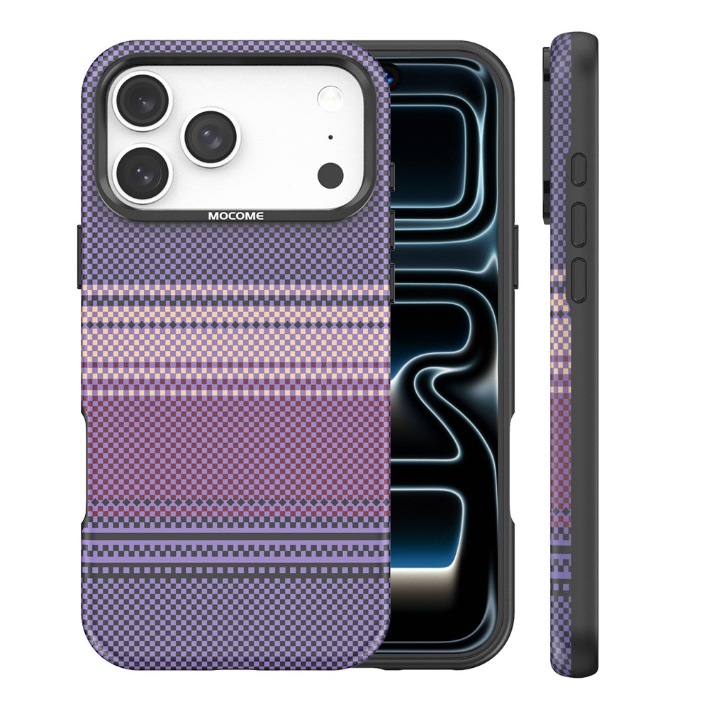 Θήκη MagSafe για Apple iPhone 17 Pro Max, OEM, Gradient Rainbow, Μωβ