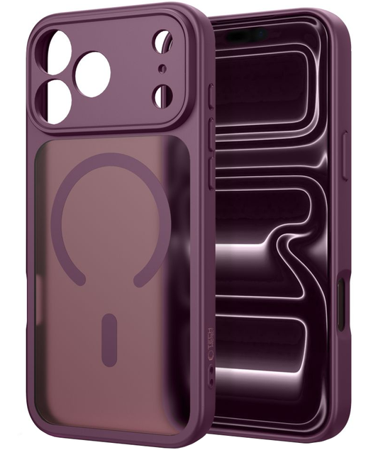 MagSafe Case for Apple iPhone 18 Pro Max / 17 Pro Max, Tech-Protect, BasicMag, Matte Burgundy