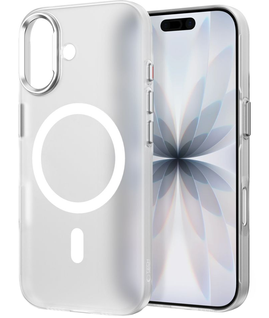 Θήκη MagSafe για Apple iPhone 17, Tech-Protect, MagZero, Λευκό Ματ