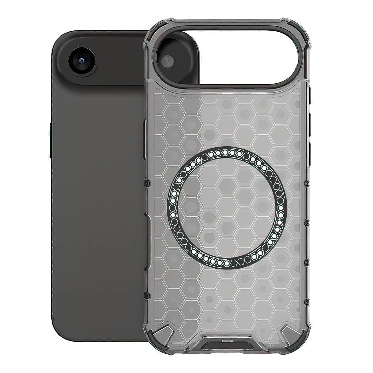 Θήκη MagSafe για Apple iPhone 17 Air, Techsuit, HoneyComb Shield, Μαύρη