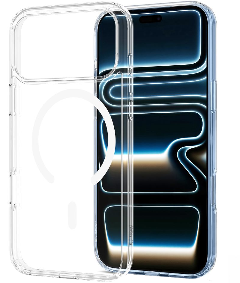 Θήκη MagSafe για Apple iPhone 18 Pro / 17 Pro, Tech-Protect, Flexair Hybrid με Προστατευτικό Οθόνης, Διαφανής