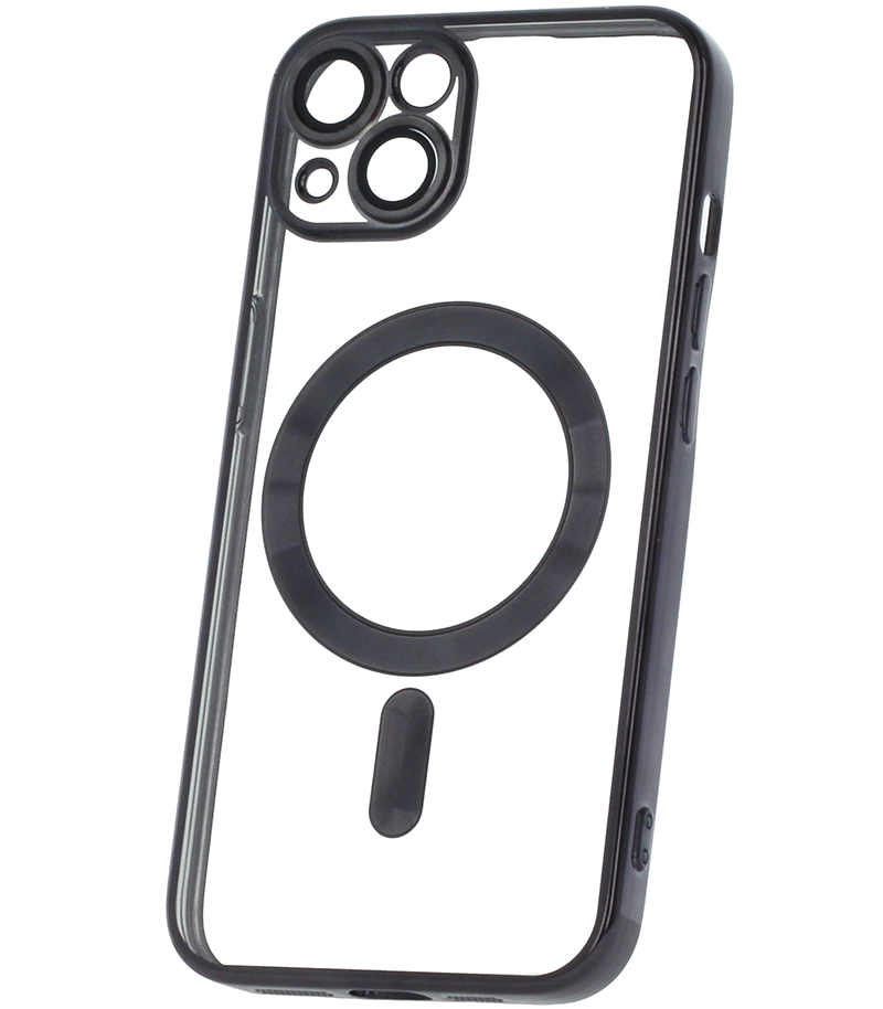 Θήκη MagSafe για Apple iPhone 18 Pro Max / 17 Pro Max, OEM, Χρώμα Chrome Mag, Μαύρο