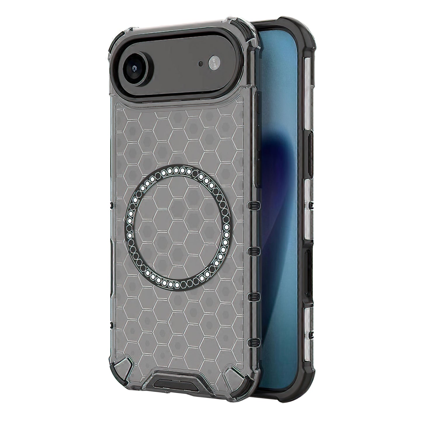 Θήκη MagSafe για Apple iPhone 17 Air, Techsuit, HoneyComb Shield, Μαύρη