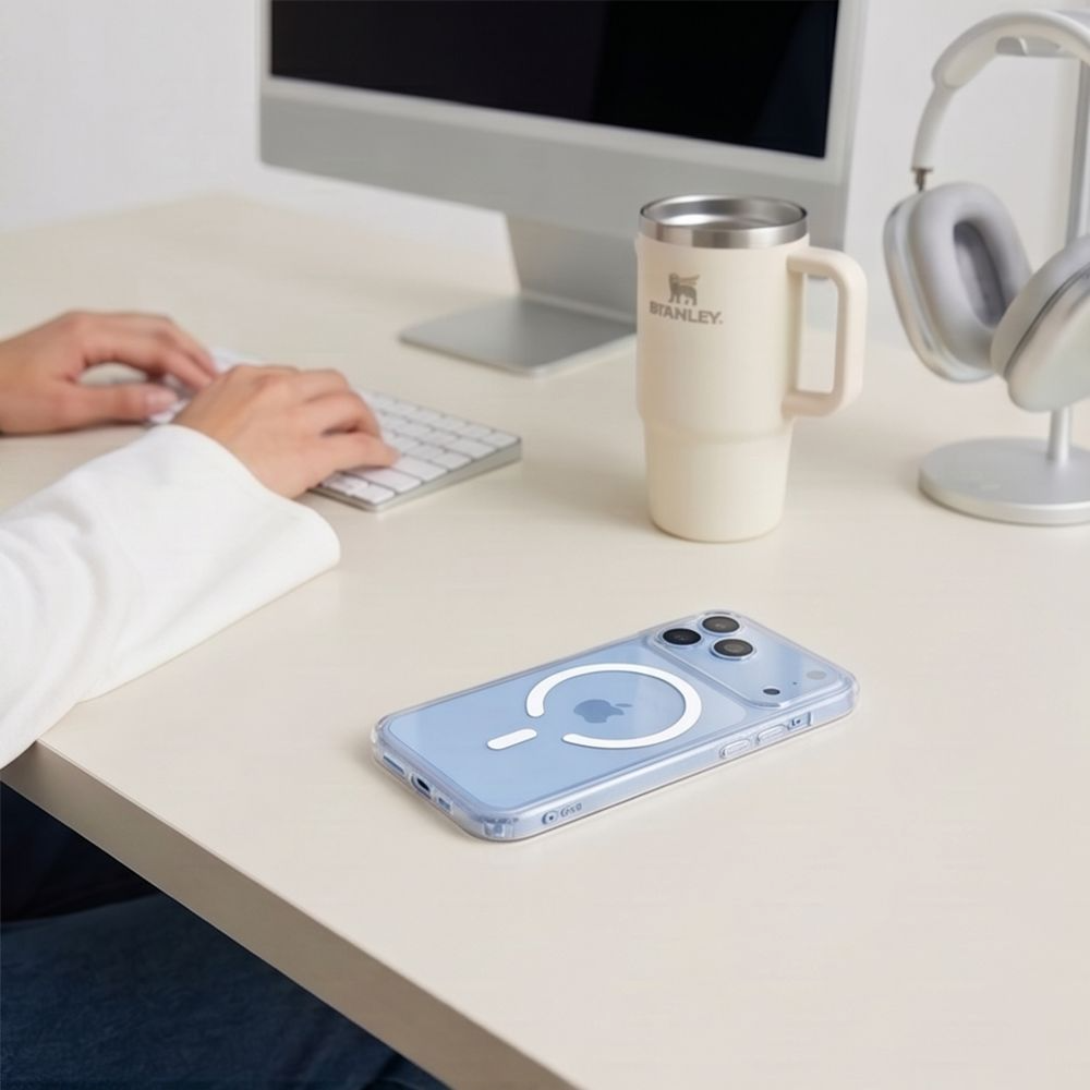Θήκη MagSafe για Apple iPhone 18 Pro / 17 Pro, Tech-Protect, Flexair Hybrid με Προστατευτικό Οθόνης, Διαφανής
