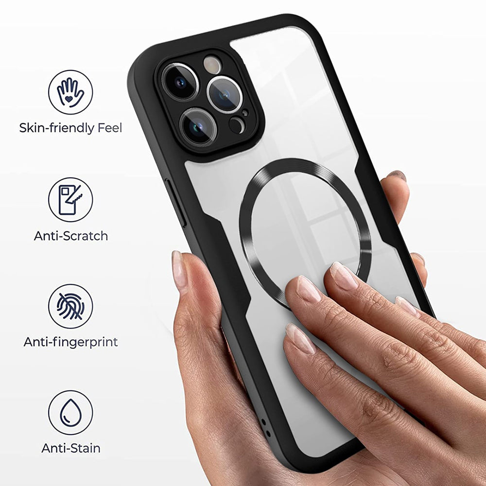 Θήκη MagSafe για Apple iPhone 12 Pro Max, Techsuit, ColorVerse 360, Μωβ
