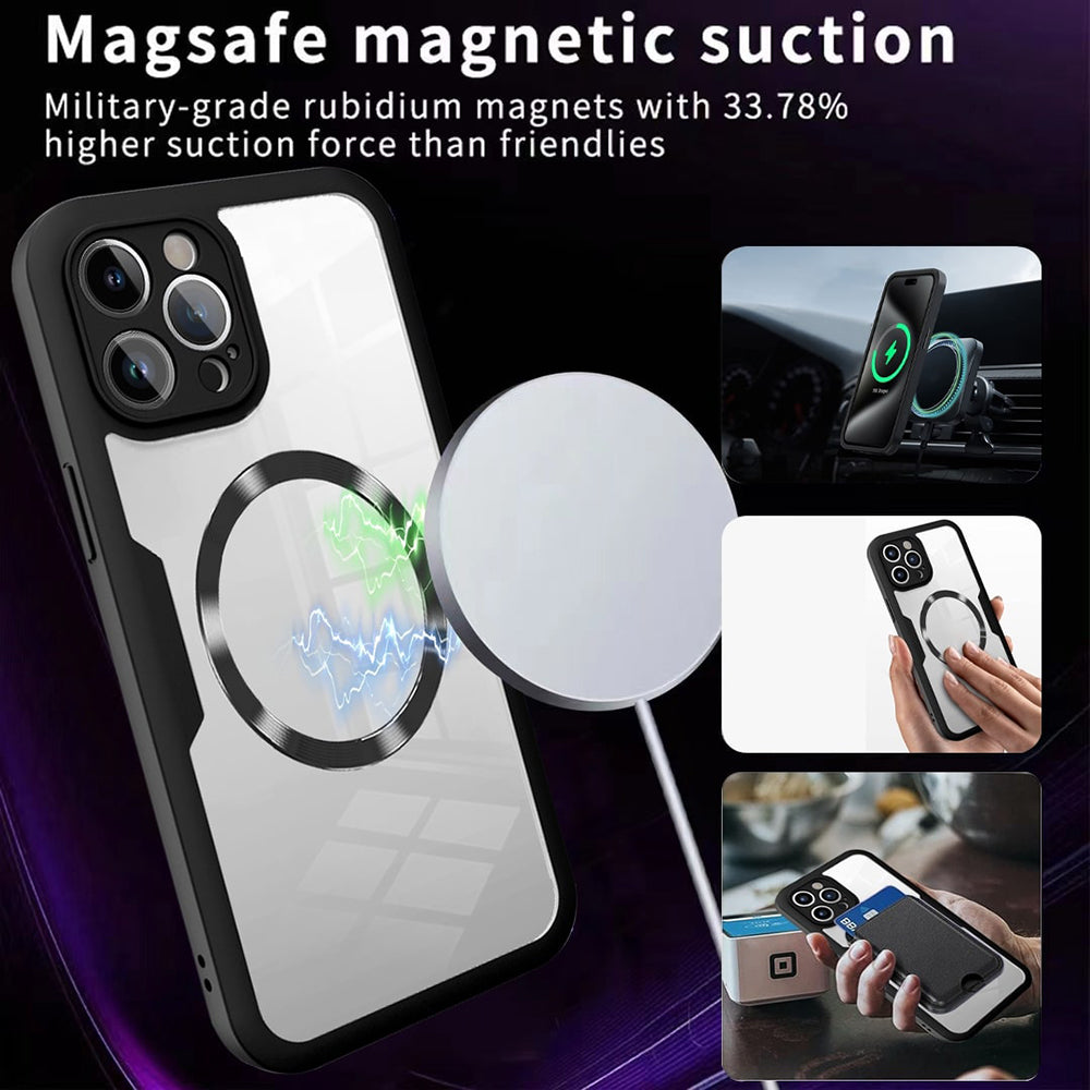 Θήκη MagSafe για Apple iPhone 12 Pro Max, Techsuit, ColorVerse 360, Μωβ