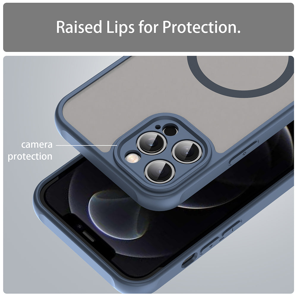 Θήκη MagSafe για Apple iPhone 12 Pro, Techsuit, HaloFrost II, Μπλε Σκούρο