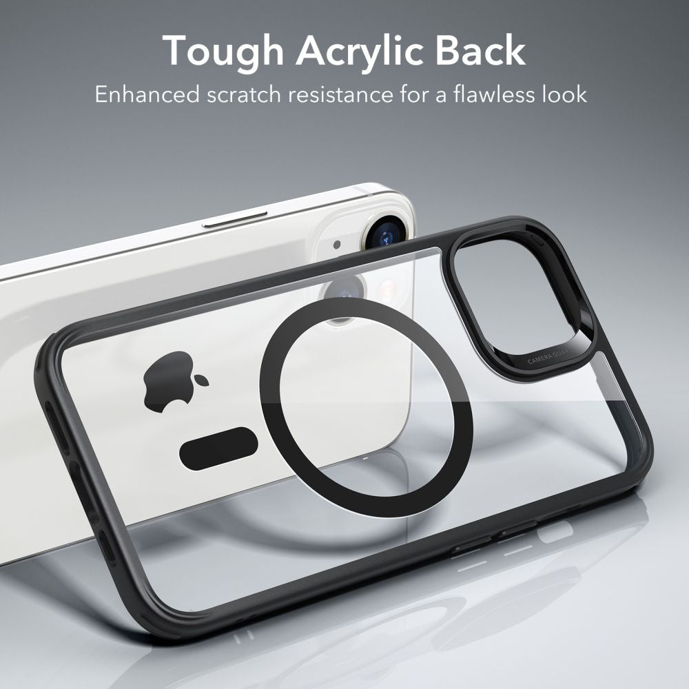 Θήκη MagSafe για Apple iPhone 14 / 13, ESR, Classic Hybrid, Διάφανη Μαύρη