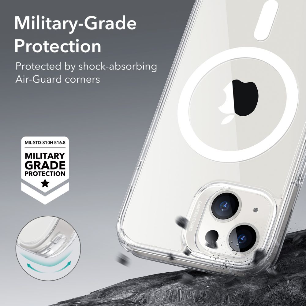 Θήκη MagSafe για Apple iPhone 14 / 13, ESR, Classic Hybrid, Διαφανής
