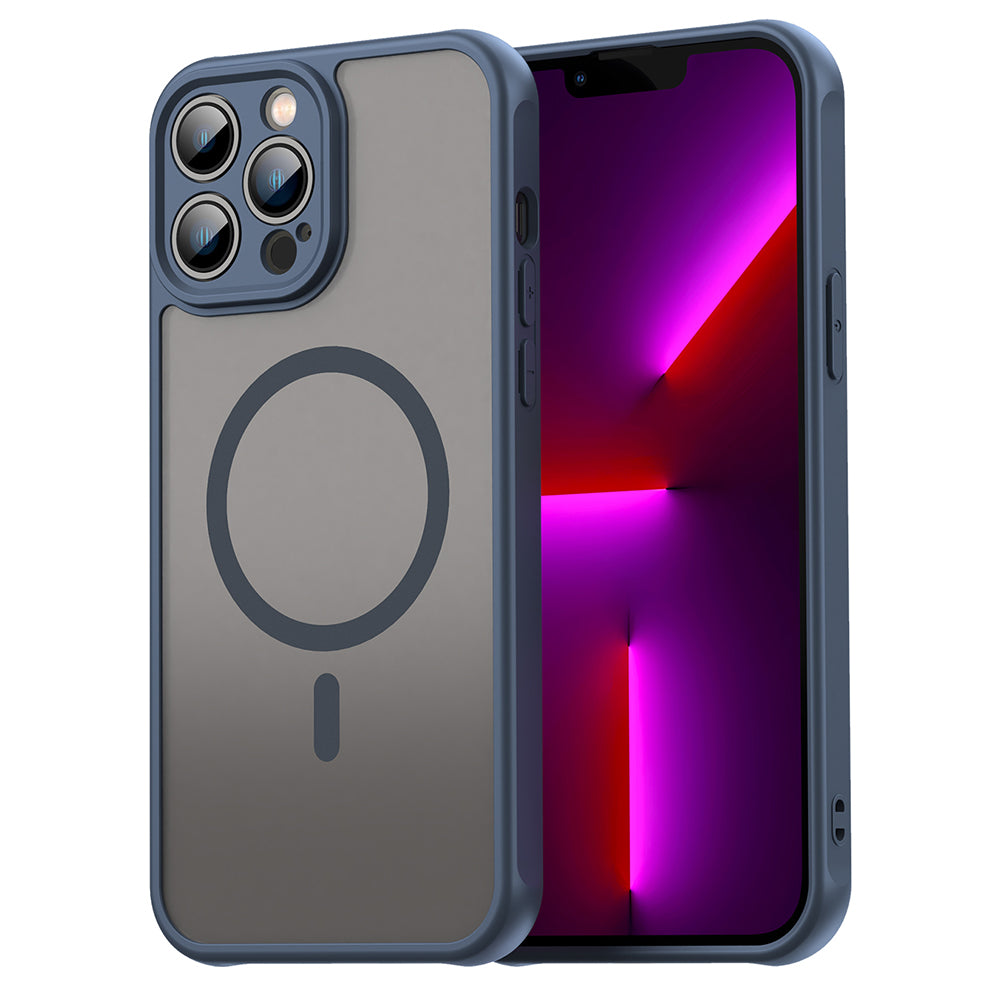 Θήκη MagSafe για Apple iPhone 13 Pro, Techsuit, HaloFrost II, Μπλε Σκούρο