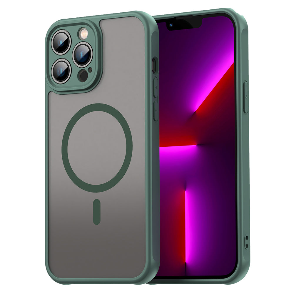 Θήκη MagSafe για Apple iPhone 13 Pro, Techsuit, HaloFrost II, Πράσινο