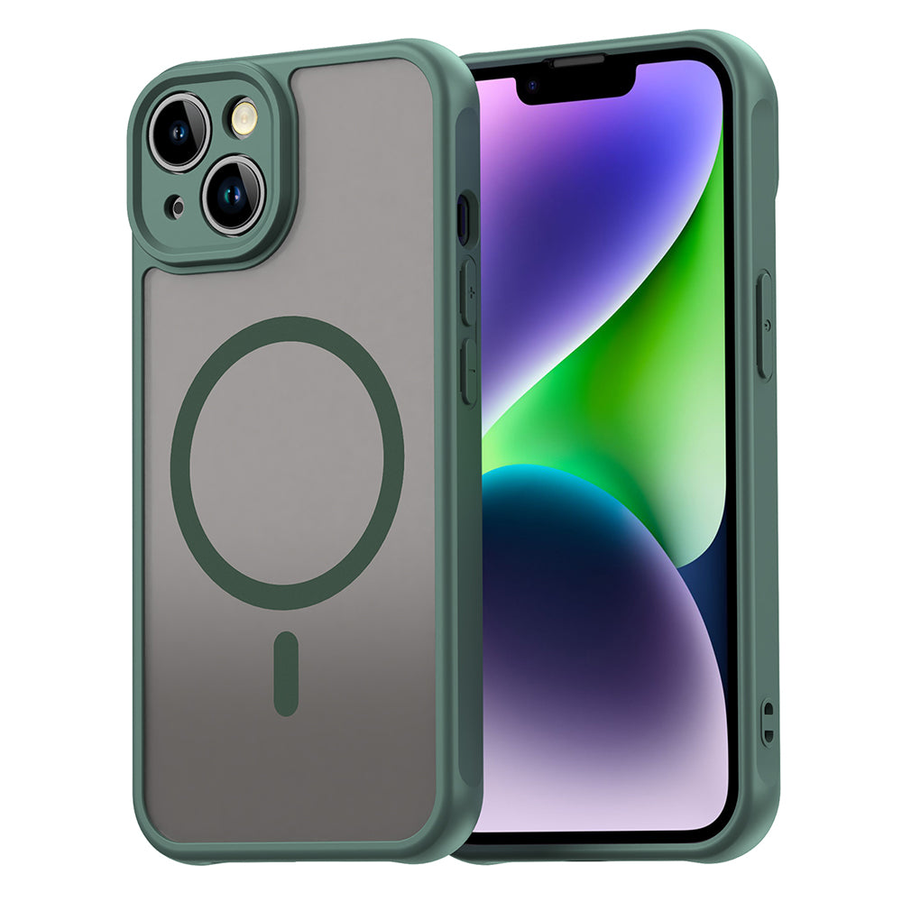 Θήκη MagSafe για Apple iPhone 13, Techsuit, HaloFrost II, Πράσινο