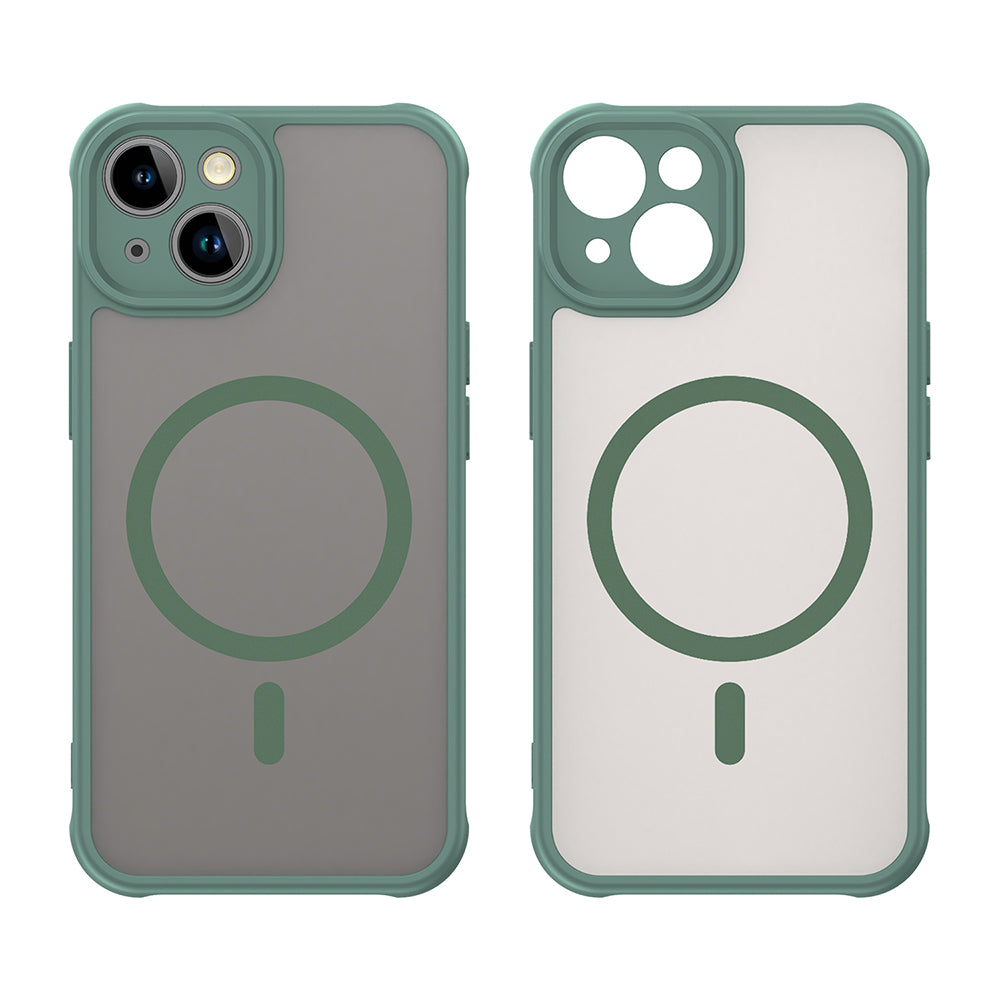 Θήκη MagSafe για Apple iPhone 13, Techsuit, HaloFrost II, Πράσινο