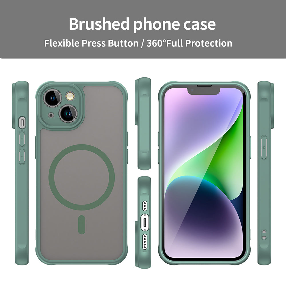 Θήκη MagSafe για Apple iPhone 13, Techsuit, HaloFrost II, Πράσινο