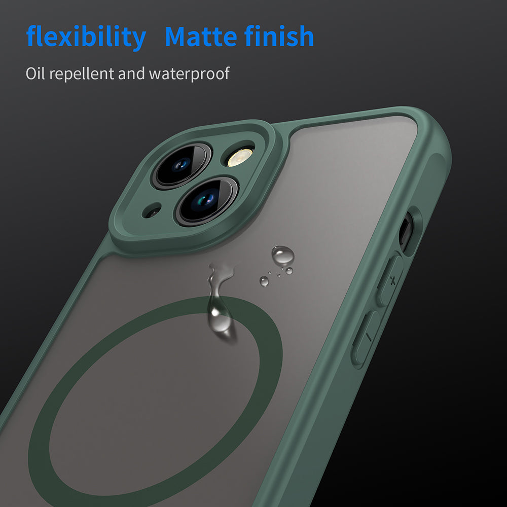 Θήκη MagSafe για Apple iPhone 13, Techsuit, HaloFrost II, Πράσινο
