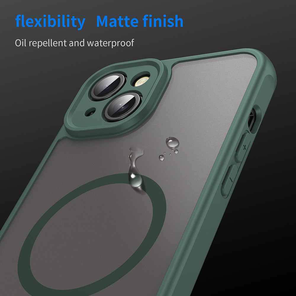 Θήκη MagSafe για Apple iPhone 14 Plus, Techsuit, HaloFrost II, Πράσινο