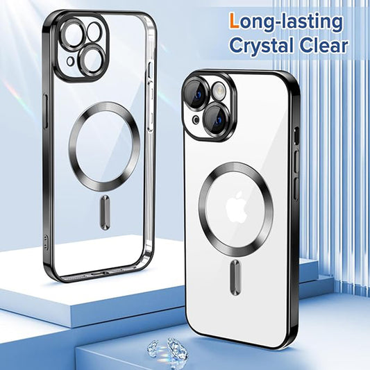 Θήκη MagSafe για Apple iPhone 14 Plus, Techsuit, Luxury Crystal, Μαύρο