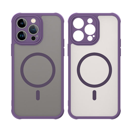 MagSafe Case for Apple iPhone 14 Pro, Techsuit, HaloFrost II, Purple