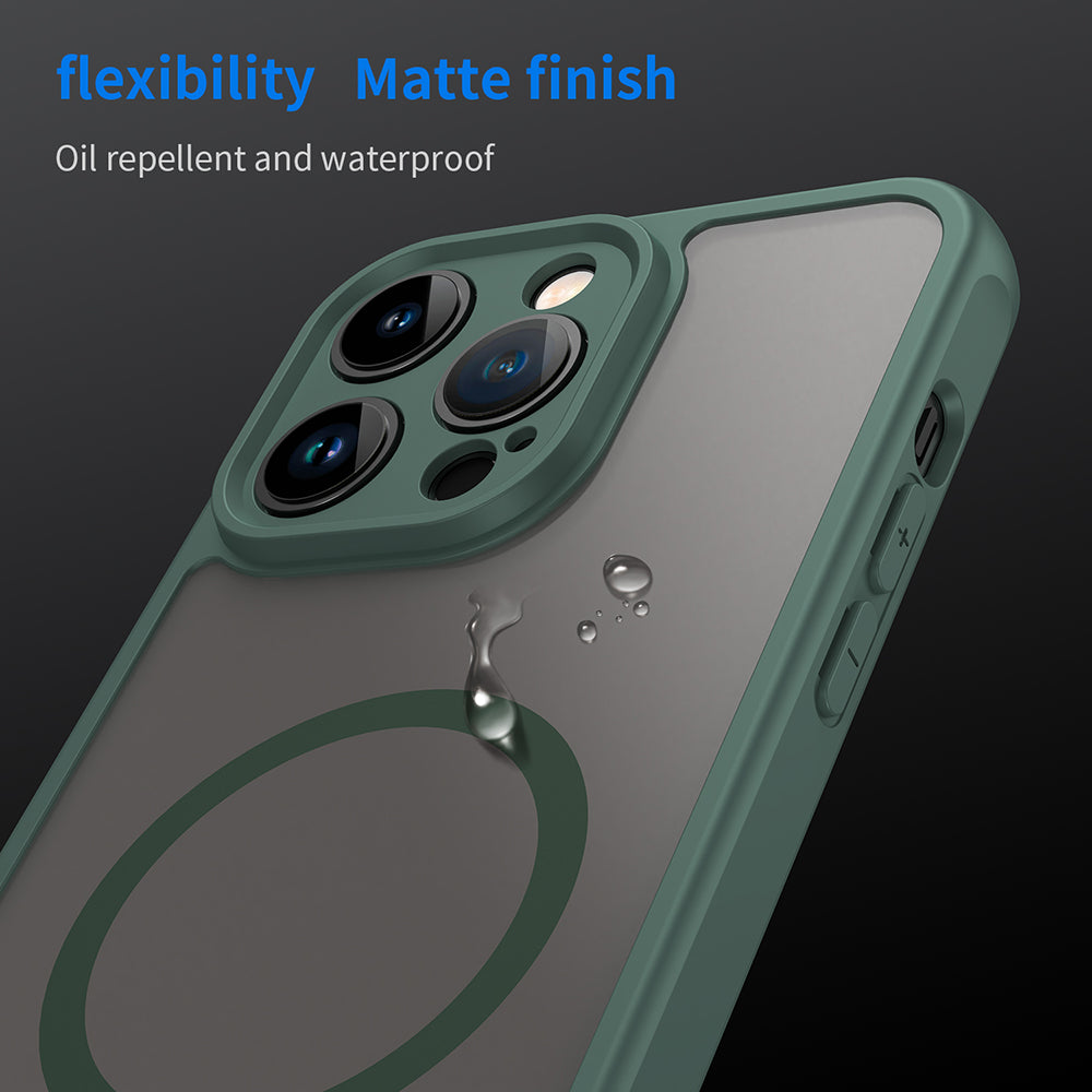 Θήκη MagSafe για Apple iPhone 14 Pro, Techsuit, HaloFrost II, Πράσινο