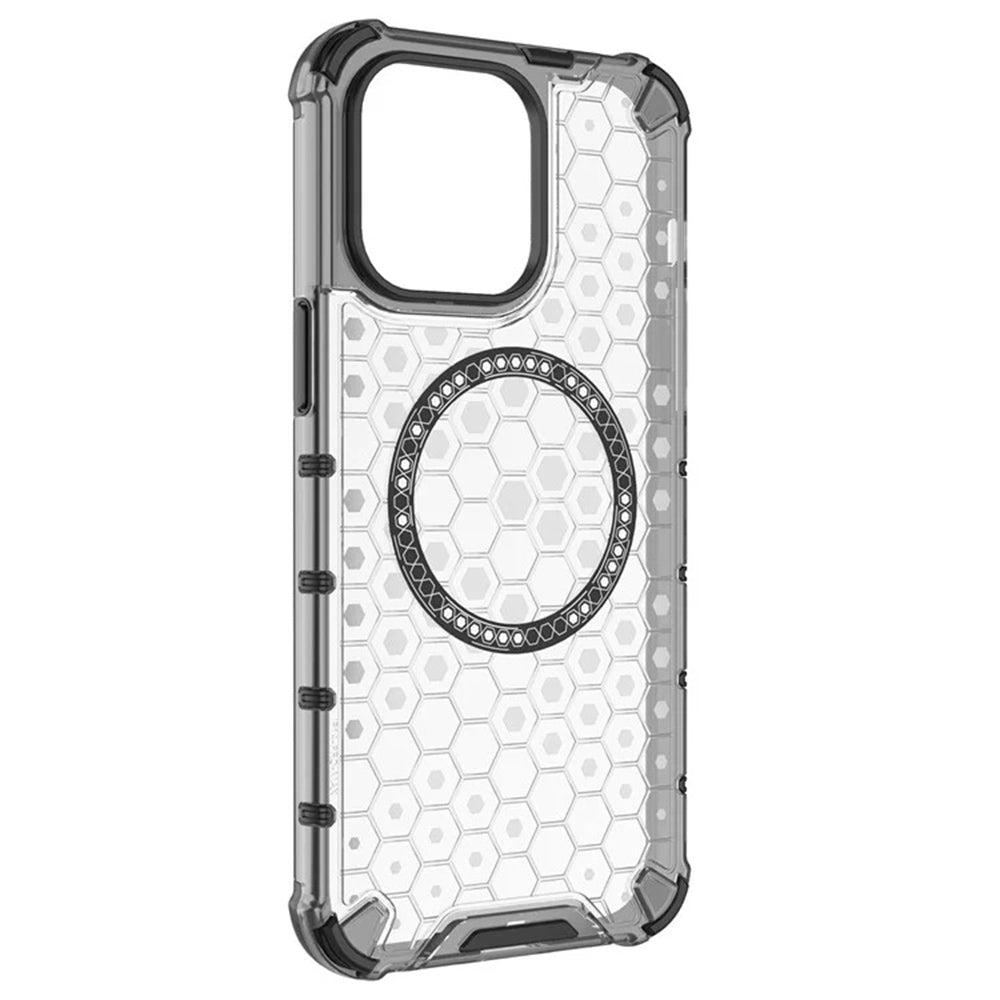 Θήκη MagSafe για Apple iPhone 14 Pro, Techsuit, HoneyComb Shield, Μαύρη
