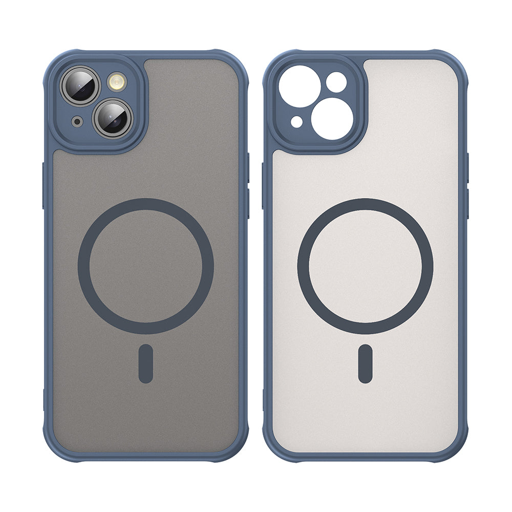Θήκη MagSafe για Apple iPhone 14, Techsuit, HaloFrost II, Μπλε Σκούρο