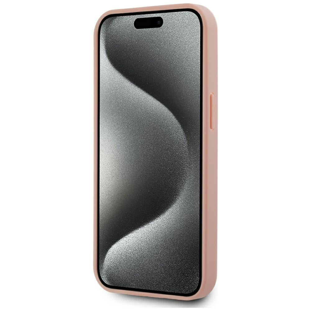 MagSafe Case for Apple iPhone 15, Karl Lagerfeld, Hot Stamp, Pink