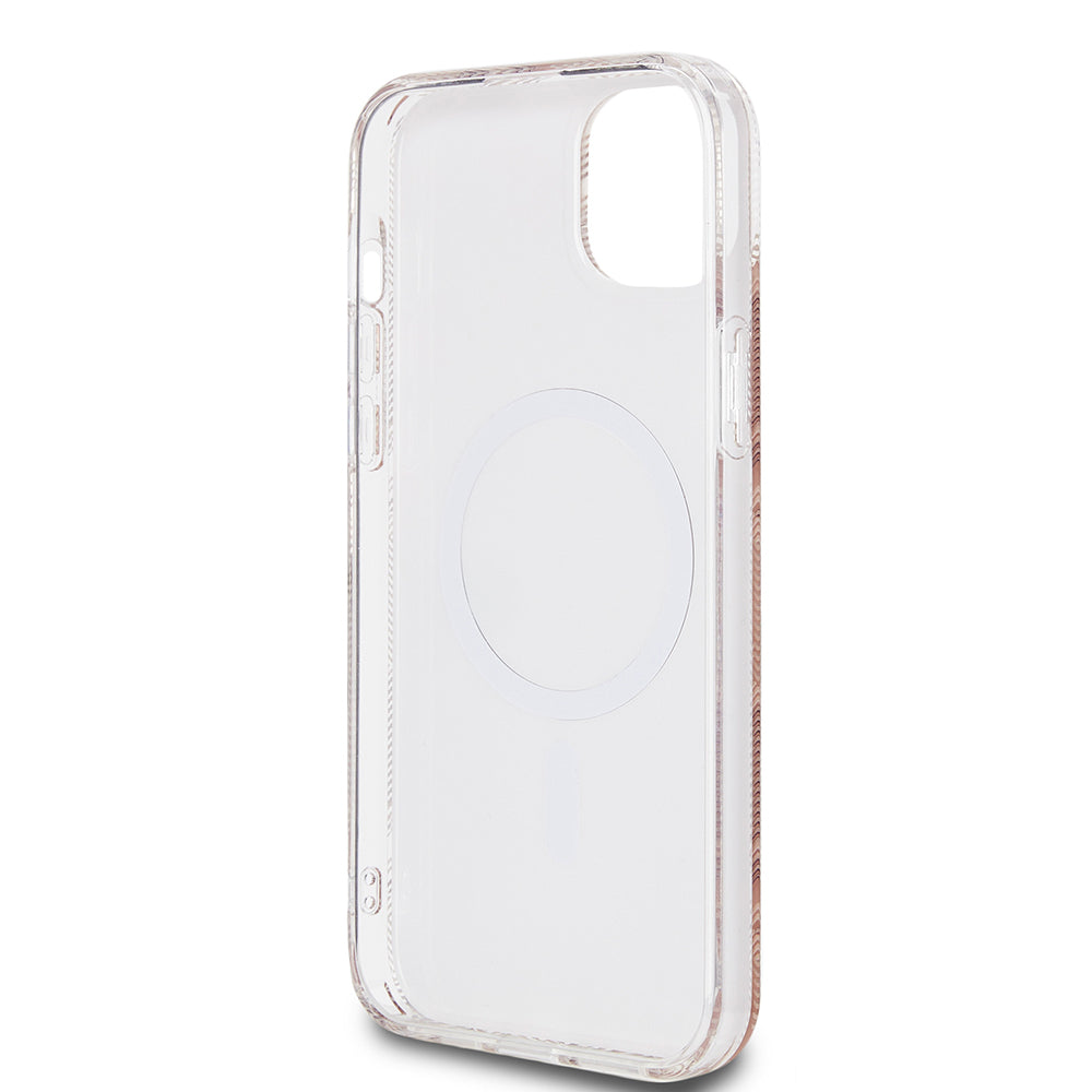 Θήκη MagSafe για Apple iPhone 15 Plus, Guess, IML Gcube, Καφέ