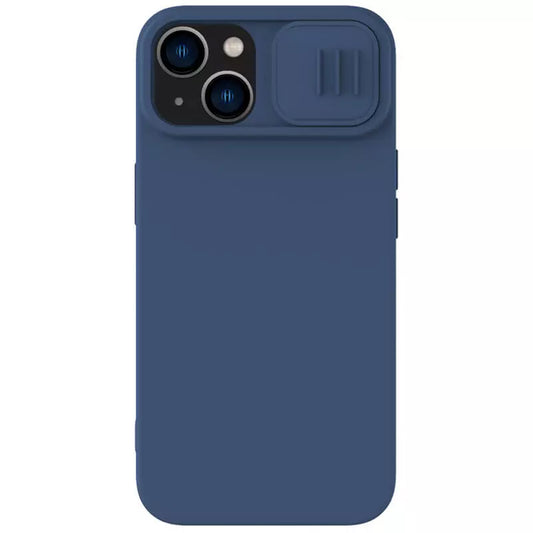 Θήκη MagSafe για Apple iPhone 15 Plus, Nillkin, CamShield Silky, Μπλε