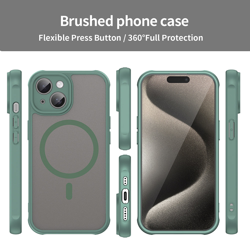 Θήκη MagSafe για Apple iPhone 15 Plus, Techsuit, HaloFrost II, Πράσινο
