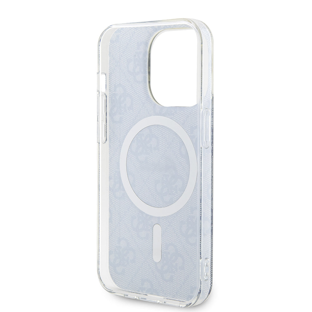 Θήκη MagSafe για Apple iPhone 15 Pro, Guess, IML 4G, Μπλε