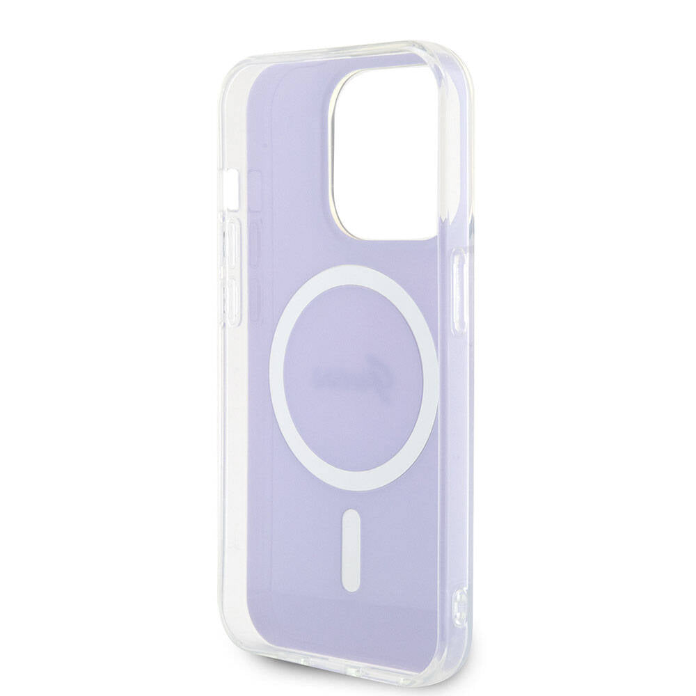 Θήκη MagSafe για Apple iPhone 15 Pro Max, Guess, IML Iridescent, Μωβ