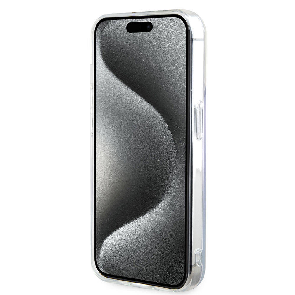 Θήκη MagSafe για Apple iPhone 15 Pro Max, Guess, IML Iridescent, Μωβ