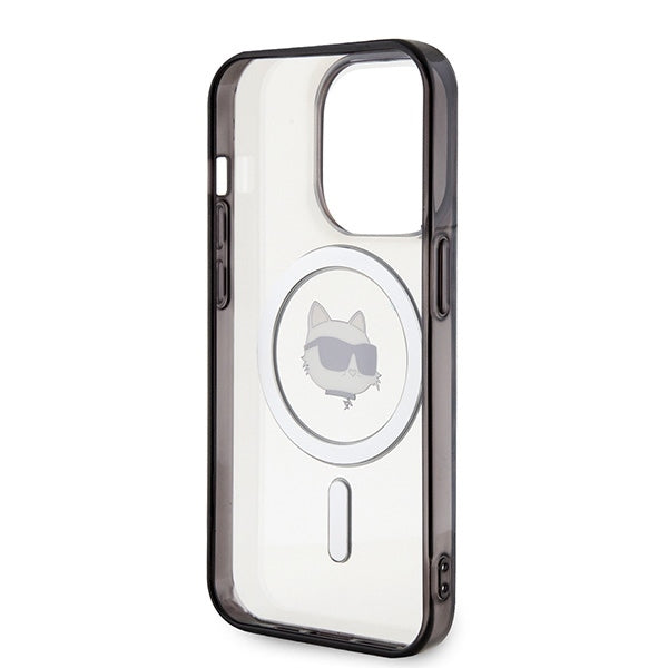 Θήκη MagSafe για Apple iPhone 15 Pro Max, Karl Lagerfeld, IML Choupette's Head, Διάφανη