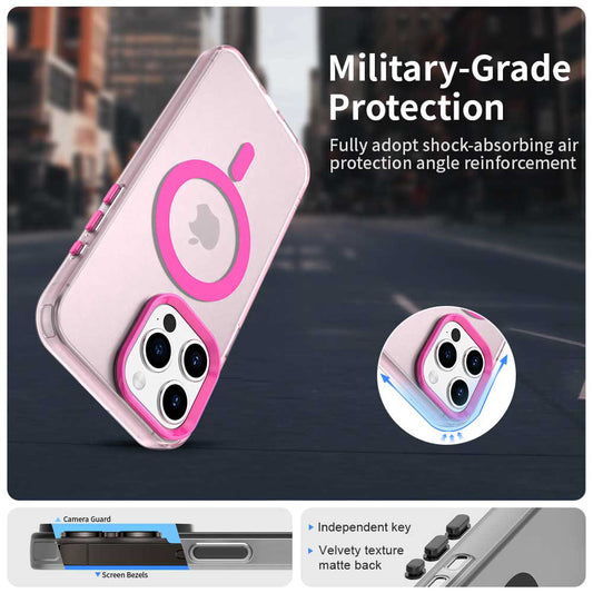 Θήκη MagSafe για Apple iPhone 15 Pro, Techsuit, CandyCase, Ροζ