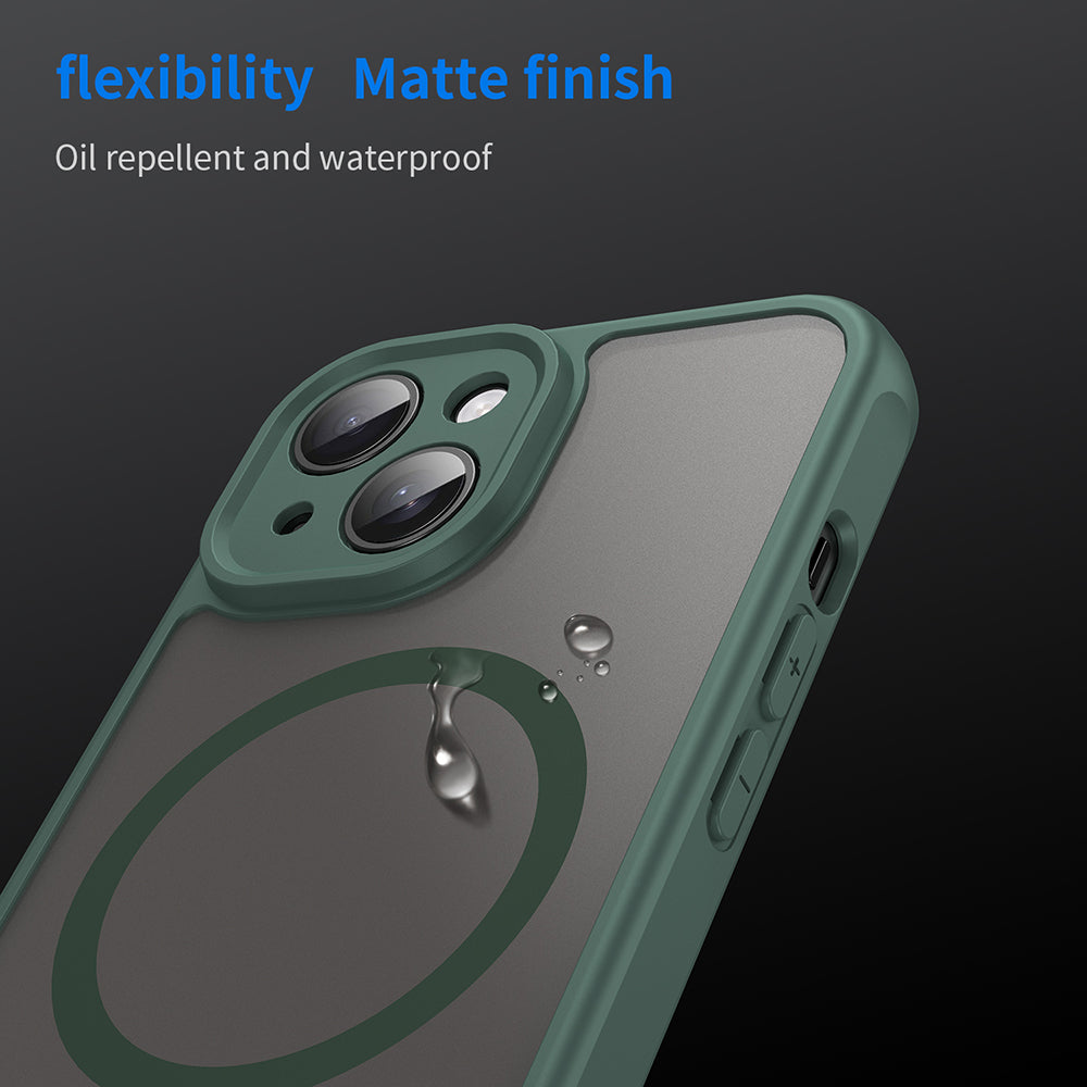Θήκη MagSafe για Apple iPhone 15, Techsuit, HaloFrost II, Πράσινο