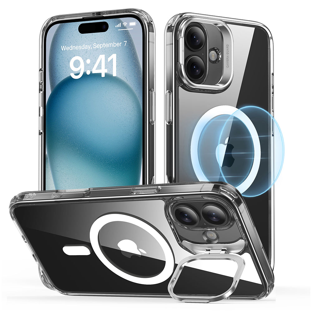 Θήκη MagSafe για Apple iPhone 16, ESR, Classic Hybrid Kickstand, Διαφανής