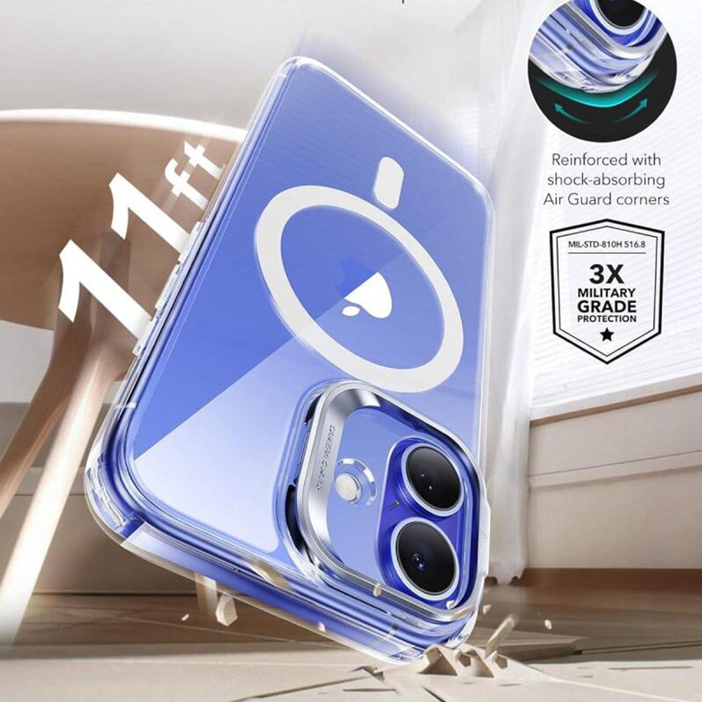 Θήκη MagSafe για Apple iPhone 16 Plus, ESR, Classic Hybrid Kickstand Slide, Διάφανη