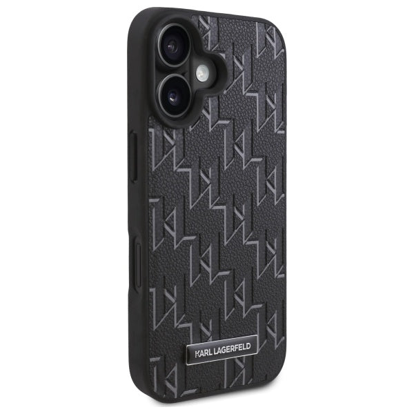 Θήκη MagSafe για Apple iPhone 16 Plus, Karl Lagerfeld, Hot Stamp, Μαύρη
