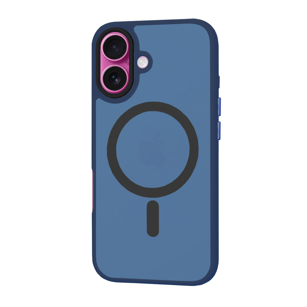 Θήκη MagSafe για Apple iPhone 16 Plus, Techsuit, HaloFrost, Μπλε Σκούρο